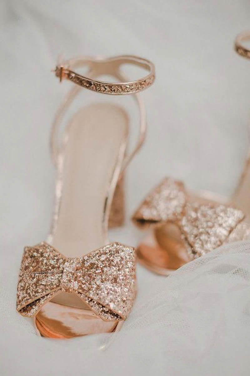 Zapatos de novia en rosa Fiancee