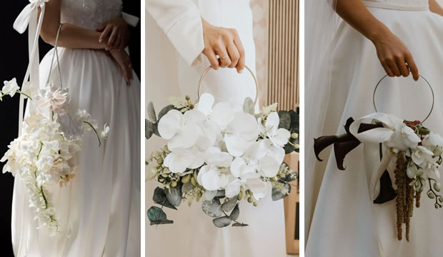 los-ramos-de-novia-con-forma-de-bolso-son-la-tendencia-mas-adorable-de-la-temporada